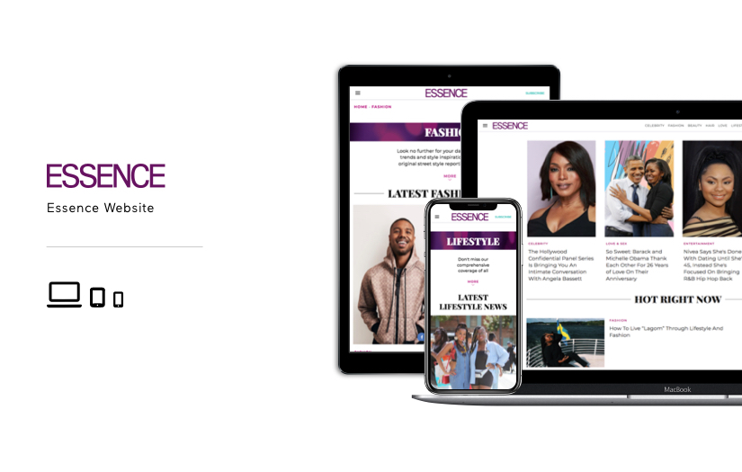 Essence – Rebuilding Essence.com with a New CMS for New Management screenshot 1